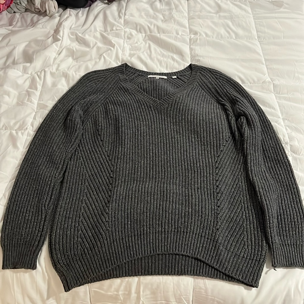 Bella Luxx grey chunky knit sweater